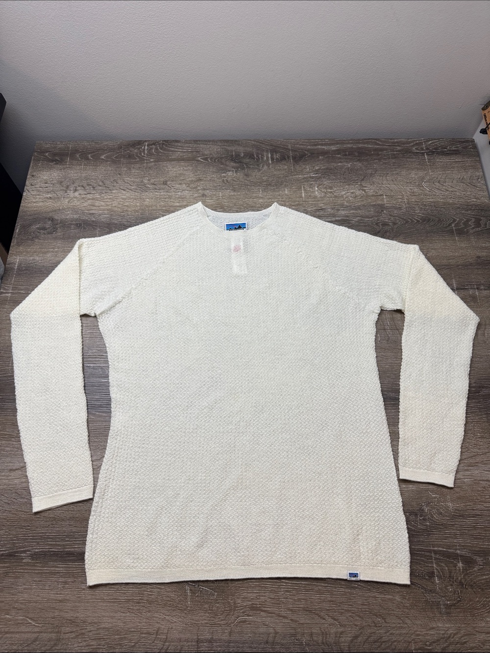 Patagonia Capilene Air Crew Long Sleeve Base Layer Merino Wool Women’s 2XL Cream